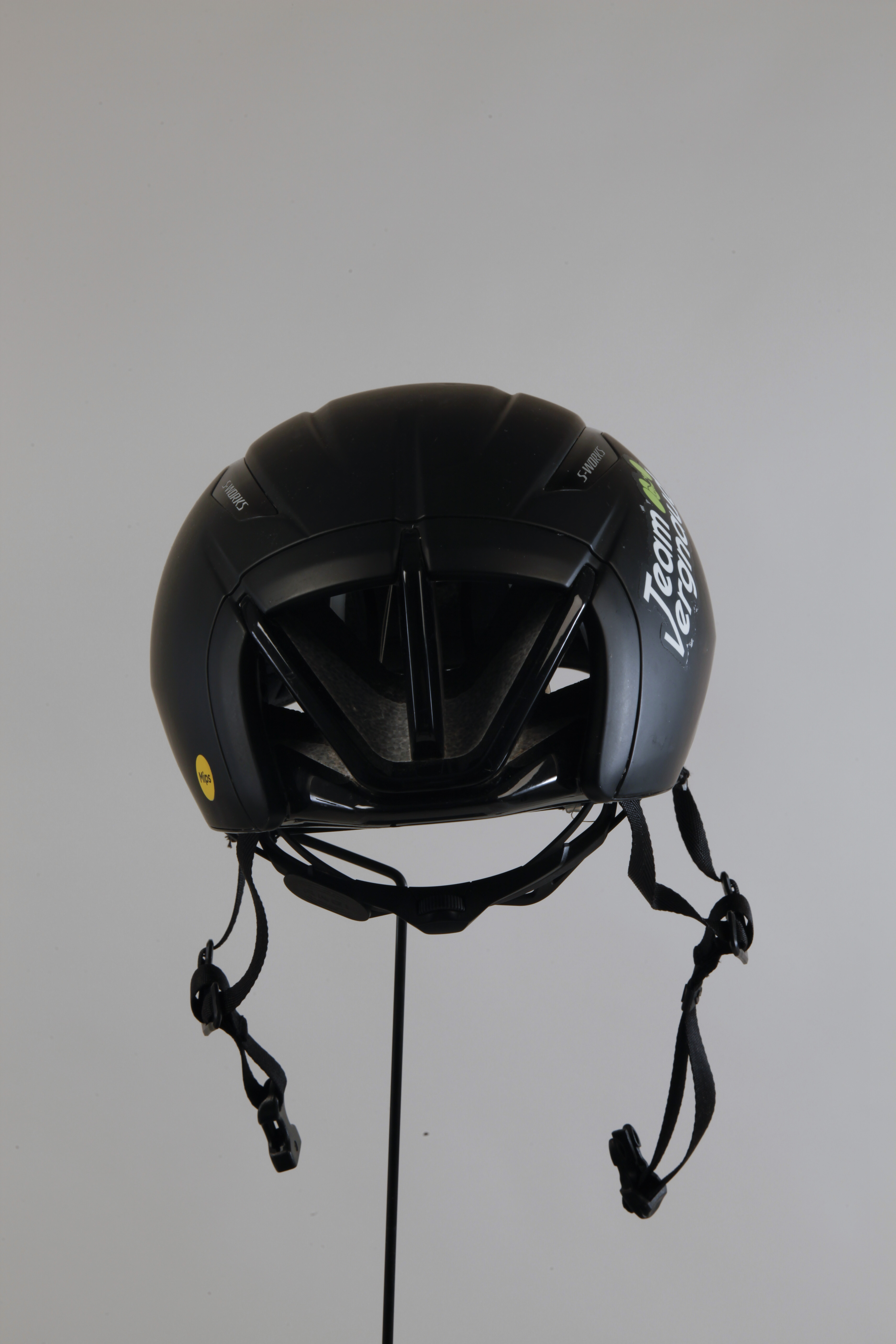 Casque de cyclisme de Loïc Vergnaud