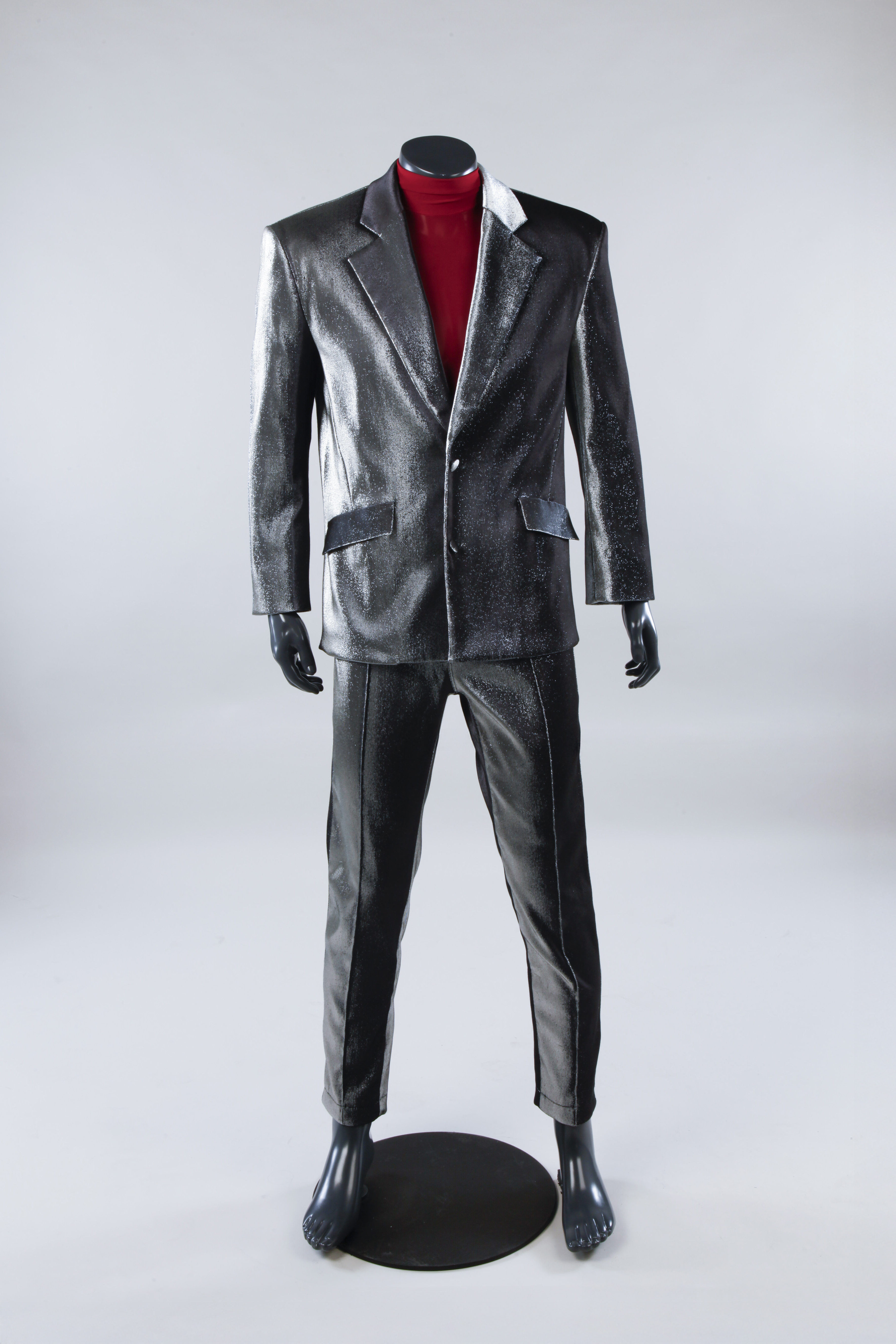 Top transparent rouge - Tenue costume brillant - Tableau "My ability" - Cérémonie d'ouverture des Jeux Paralym