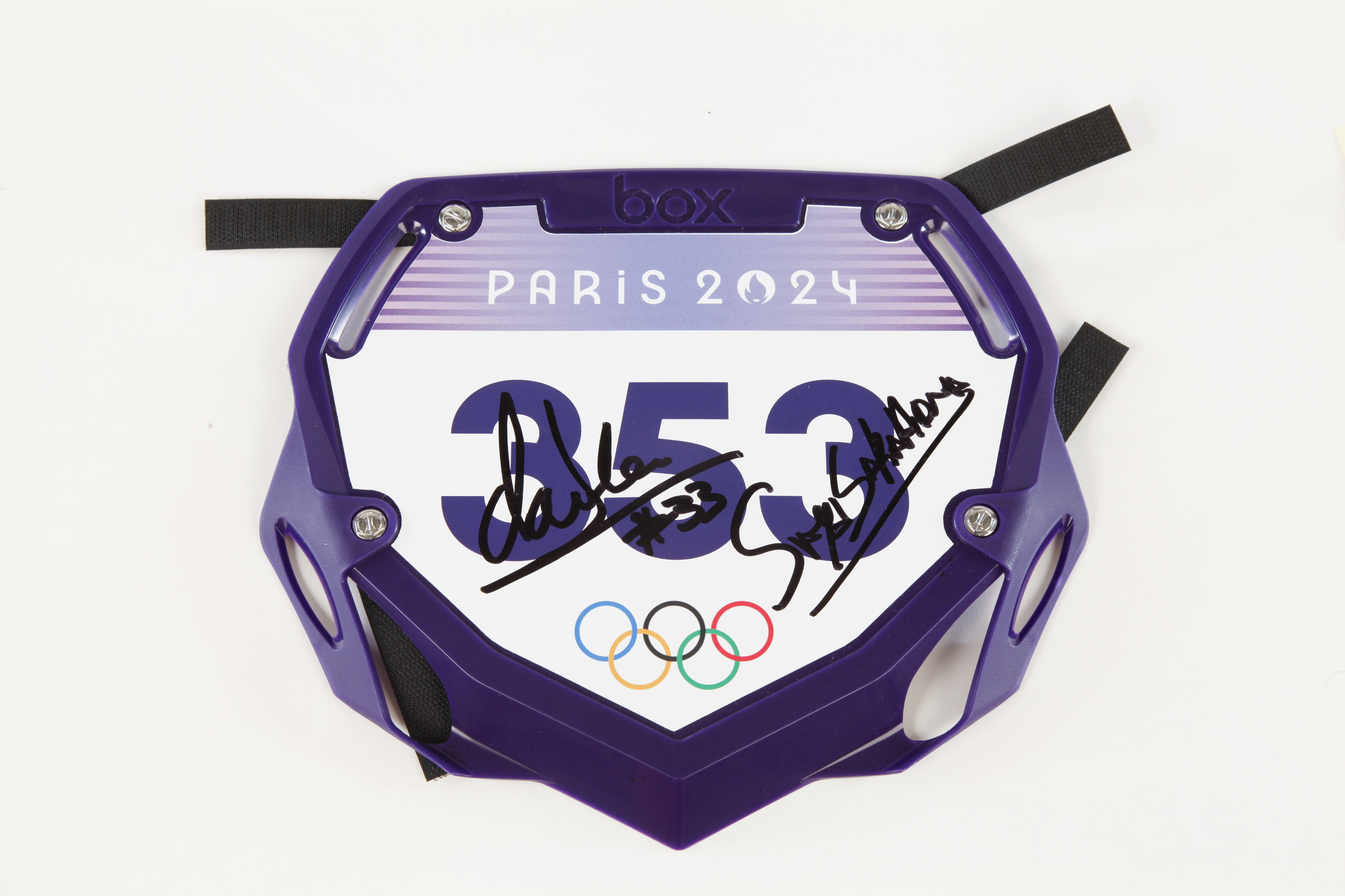 Dossard 353 BMX signé - Paris 2024