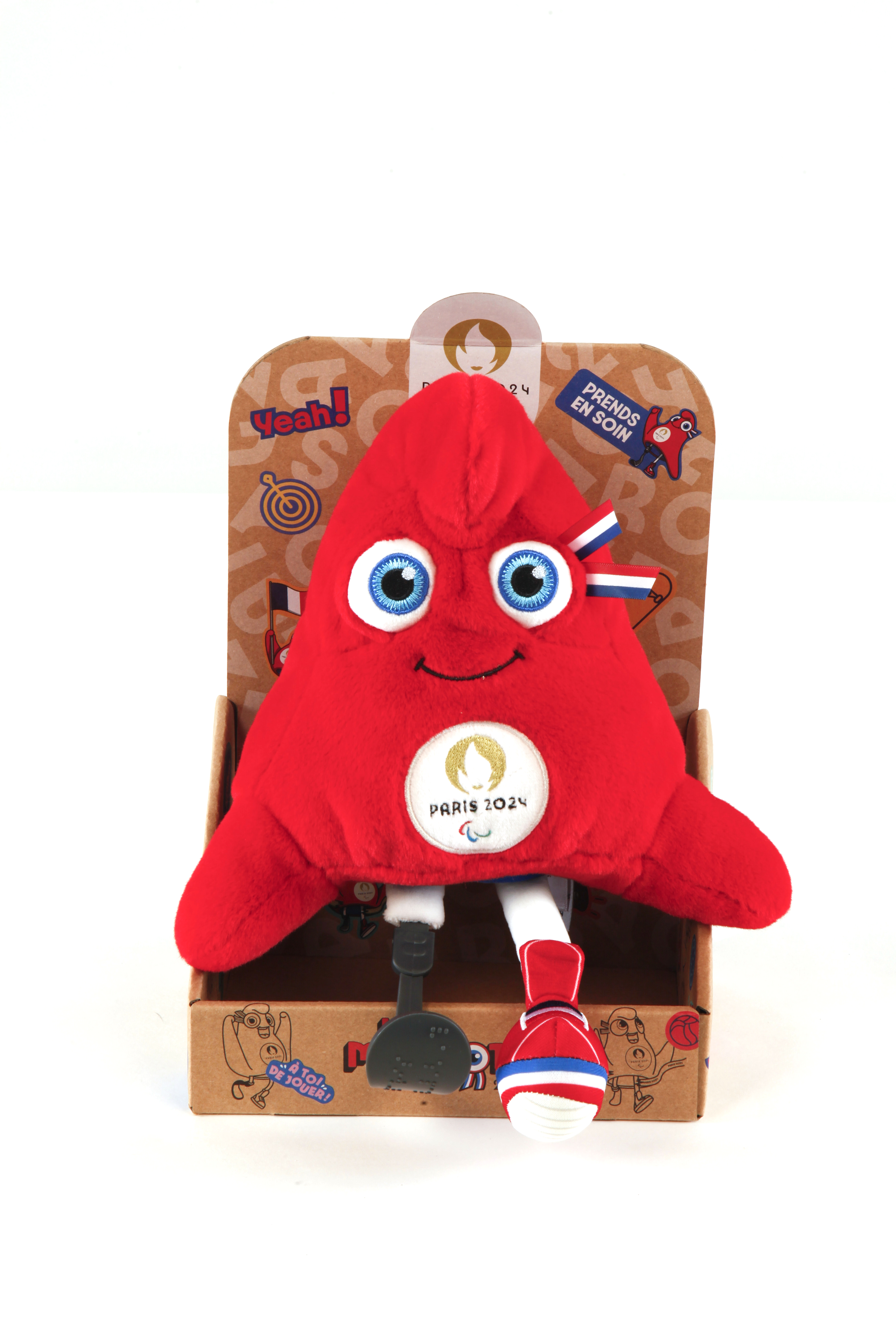 Phryge paralympique et son emballage Paris 2024