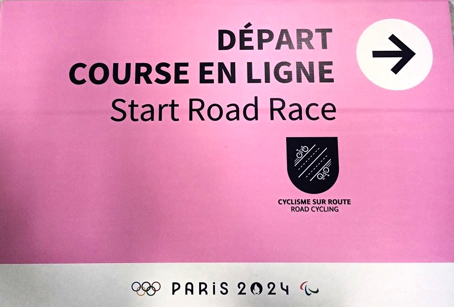 Panneau Cyclisme JOP 2024