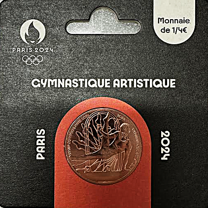 Médaille de Monnaie ¼€ gymnastique artistique