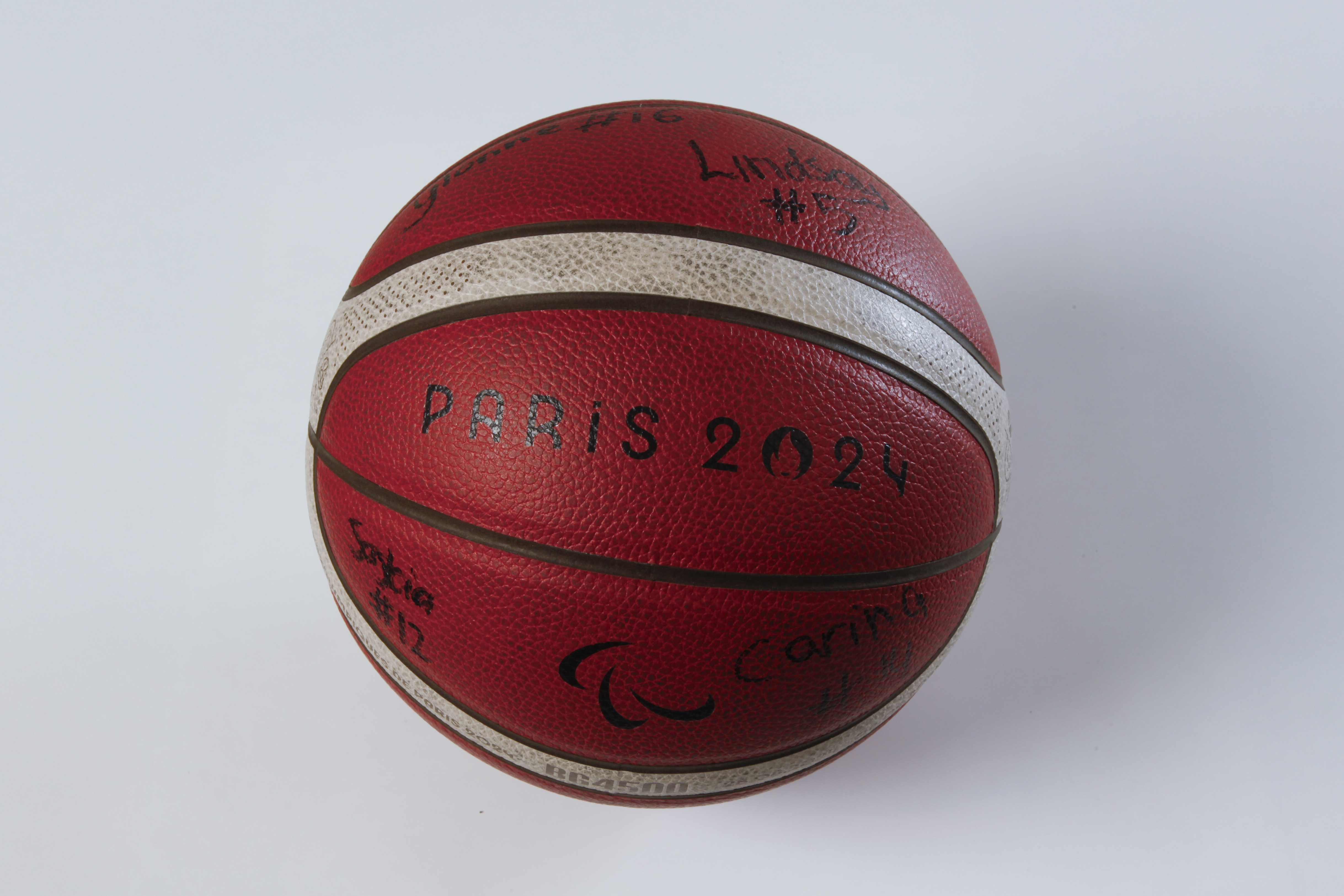 Ballon Handibasket joueuses néerlandaises JP 2024