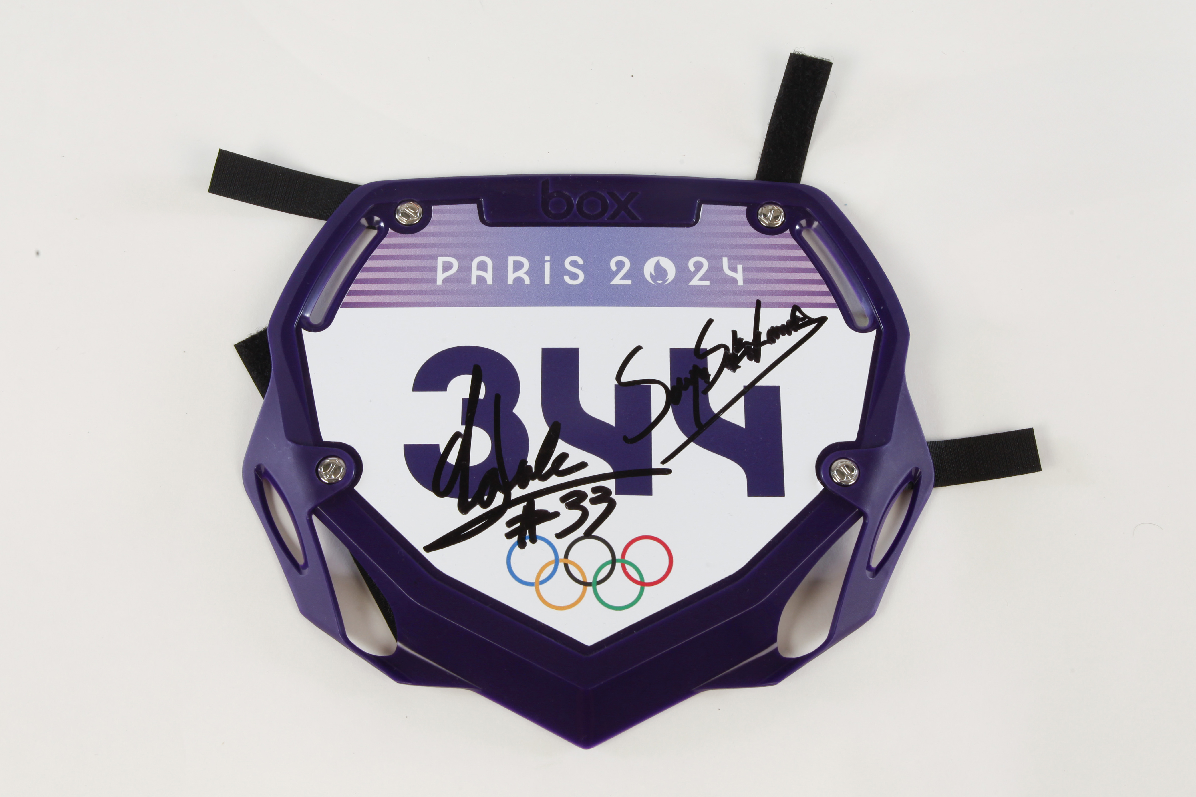 Pettorale BMX 344 firmato - Parigi 2024