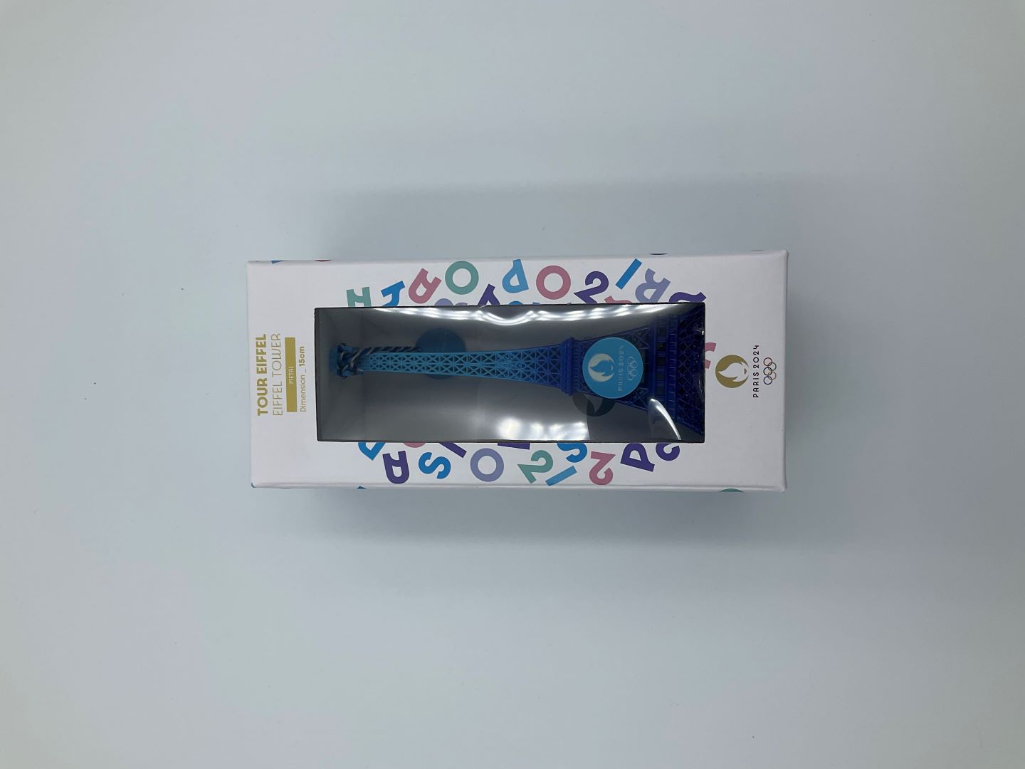 Souvenir Tour Eiffel bleue JOP 2024