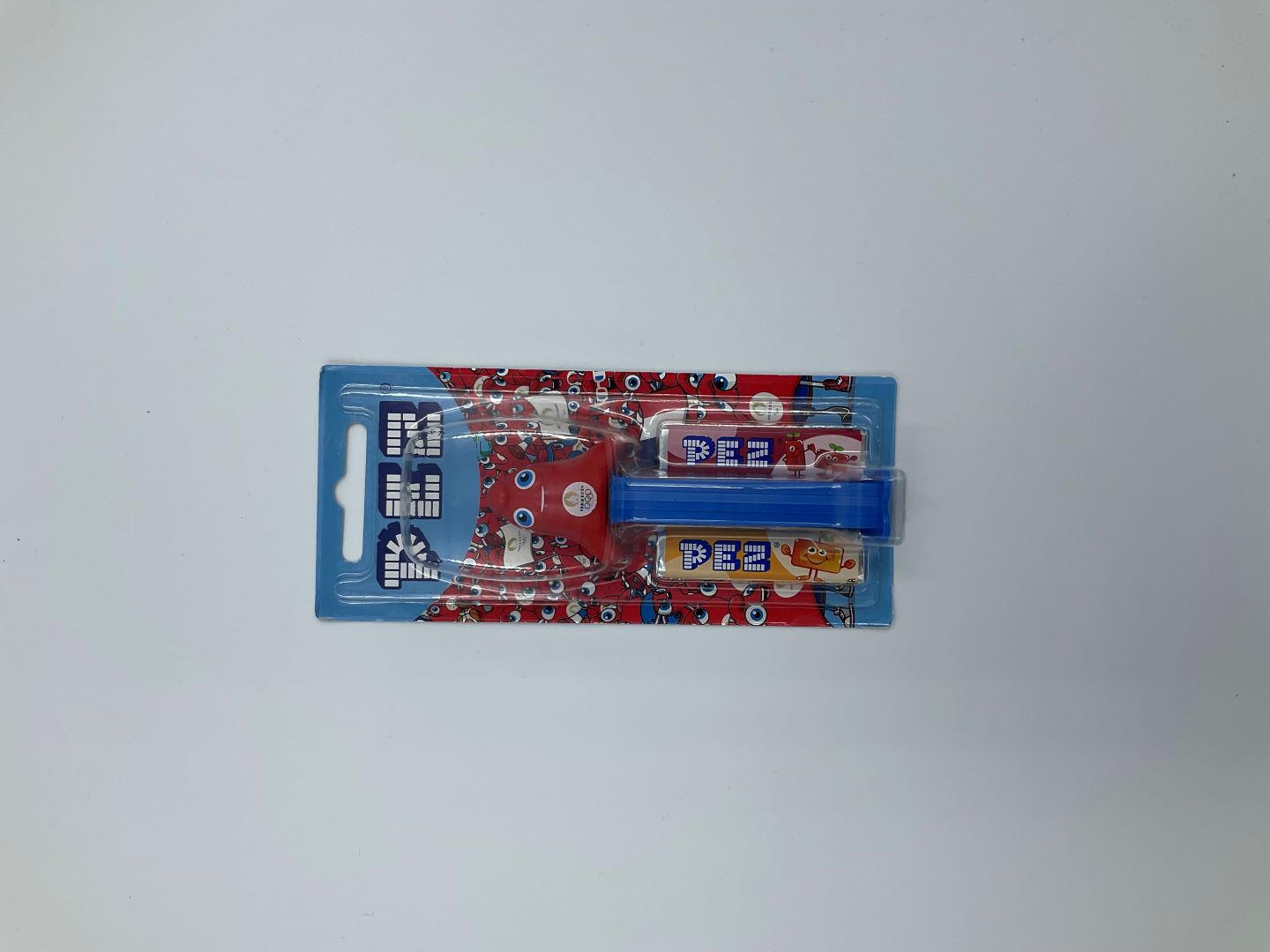 PEZ Phryge olympique goût Orange / Cerise