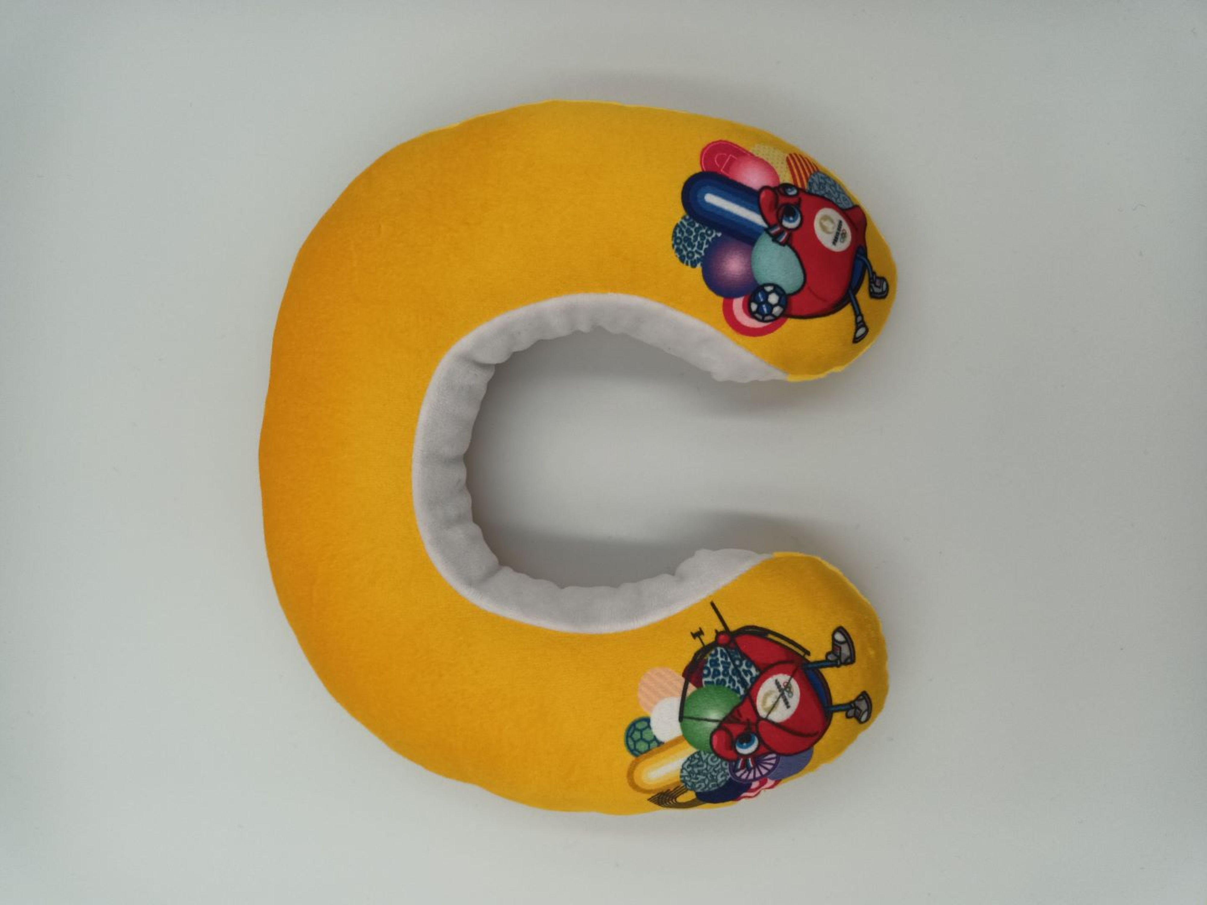 Tour de cou enfant jaune JOP 2024