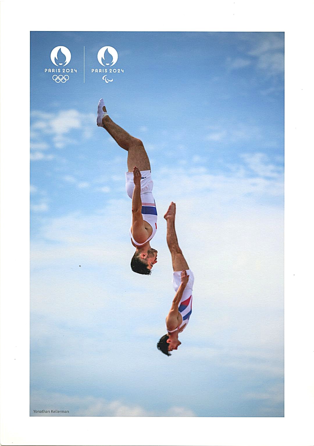 Affichette Trampoline JO Paris 2024