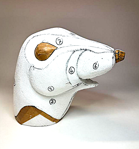 Prototype tête de rat - Tableau "Enchanté"  - Cérémonie d'ouverture des Jeux Olympiques - Paris 2024